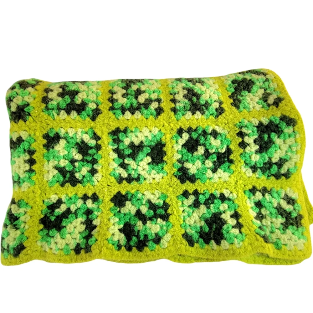 Handmade green yellow